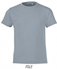Camiseta Infantil Ajustada Regent - Color Gris Puro